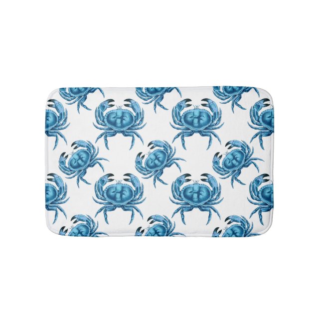 Blue Crabs Seaside Badematte (Vorderseite)