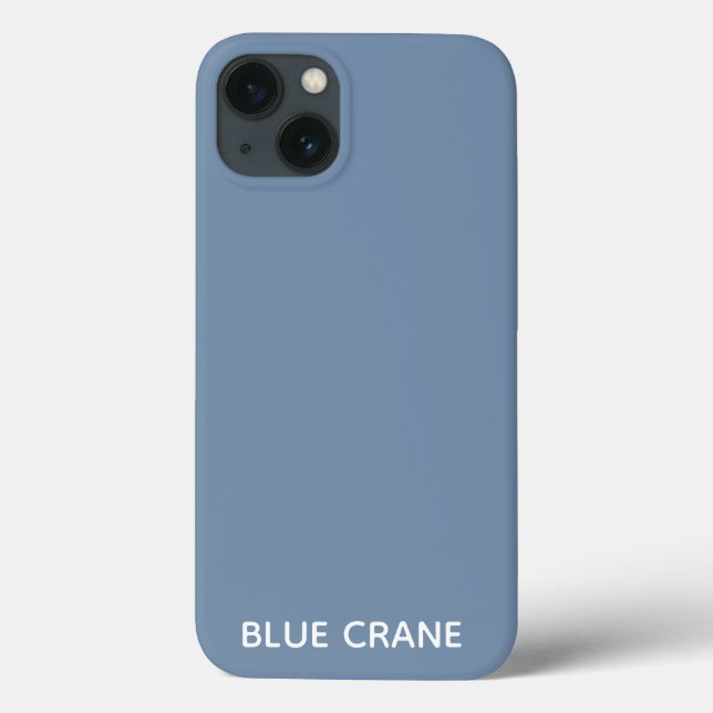 Blue Crane blauer Farbname Case-Mate iPhone Case (Rückseite)