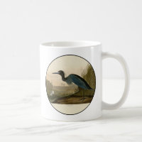 Blue Crane Heron Audubon Malerei