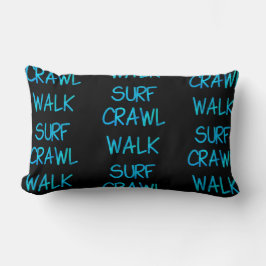 Blue Crawl Walk Surf Lendenkissen