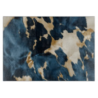 Blue Cream Gold Cowboy Cowgirl Cowhide