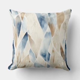 Blue Cream Sea Sand Ocean Serenity Kissen