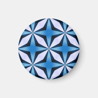 Blue Criss cross simple Magnet