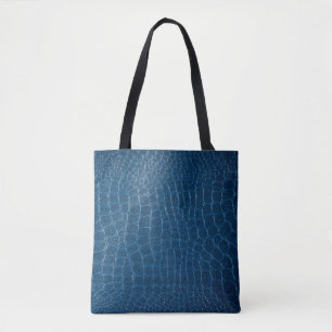 Blue Crocodile Lederprint