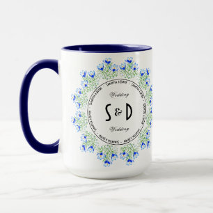 Blue Crocus Large Wedbo Combo Tasse