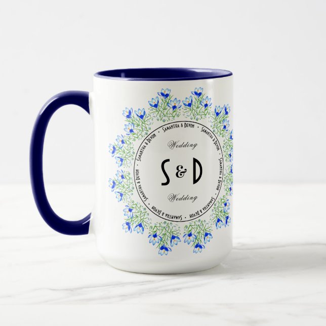 Blue Crocus Large Wedbo Combo Tasse (Links)