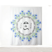 Blue Crocus Large Wedding Background