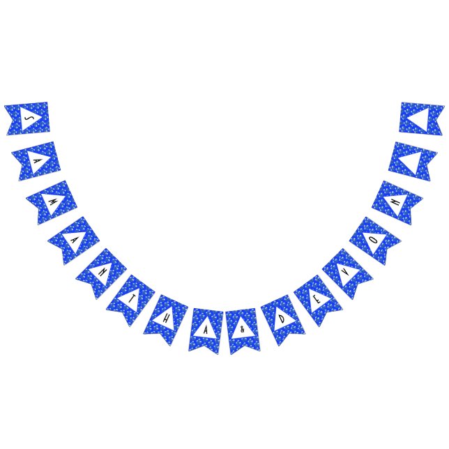 Blue Crocus Wedding Wimpelkette (Alle)