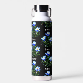 Blue Crocuses Thor Kupfer Vacuum Flasche