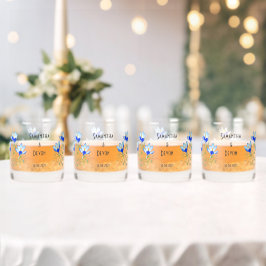 Blue Crocuses Whiskey Glasses Whiskyglas