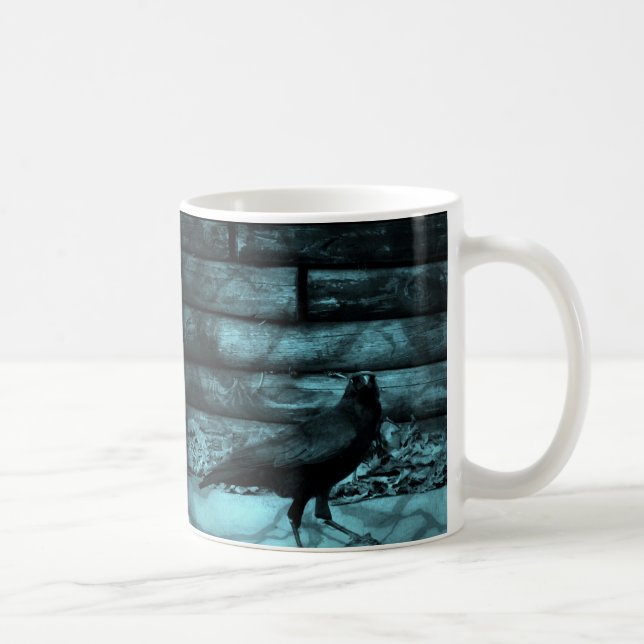 Blue Crow Shadows Tasse (Rechts)