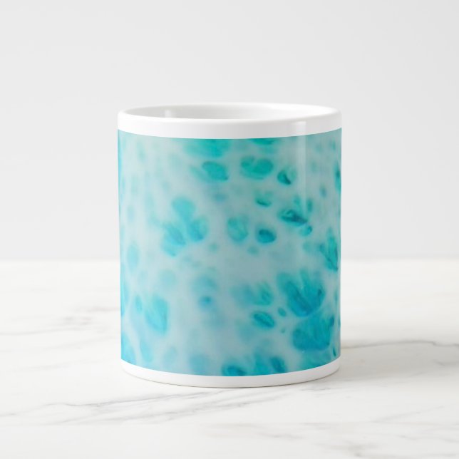 Blue Crush - Abstract Coastal Artwork  Jumbo-Tasse (Vorderseite)