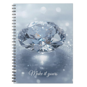 Blue Crystal Art Case - Personalisiert für Meaning Notizblock