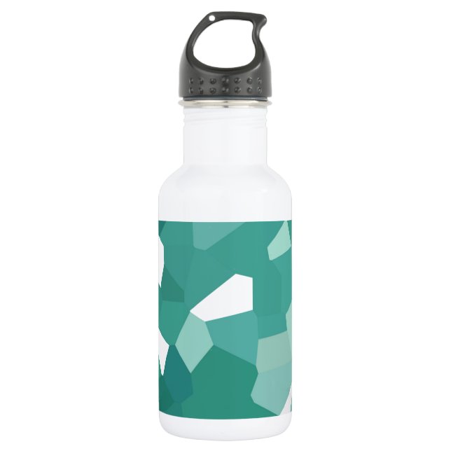 Blue Crystals Trinkflasche (Vorderseite)