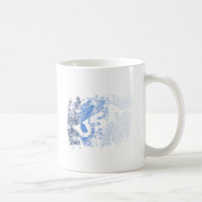 Blue Crystals USA Tasse (Rechts)