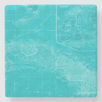 Blue Cuba Map