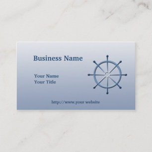 Blue Custom Business Card Visitenkarte