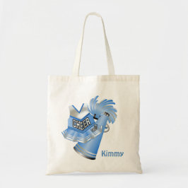 Blue Custom Cheerleader Leinwände Tote Bag Tragetasche