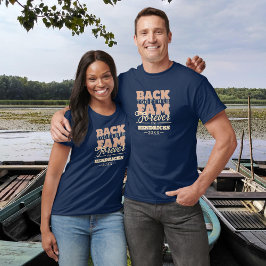 Blue Custom Family Wiedersehen mit Anführungszeich T-Shirt