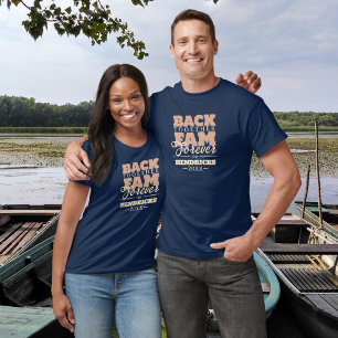 Blue Custom Family Wiedersehen mit Anführungszeich T-Shirt