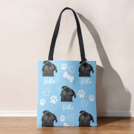 Blue Custom Liebe Paw Print Dog Lover Pet Foto