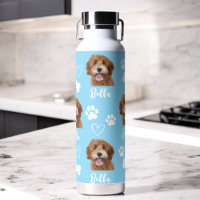 Blue Custom Liebe Paw Print Dog Lover Pet Foto