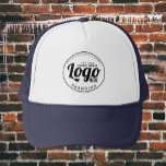 Blue Custom Logo Brand Hat Truckerkappe<br><div class="desc">Fühlen Sie sich frei zu personalisieren und anpassen Sie dieses blaue Logo Marke Hut für Ihr Unternehmen. Es stehen Bearbeitungsoptionen zur Verfügung.</div>