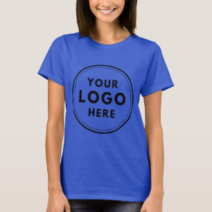 Blue Custom Logo Business T-Shirt