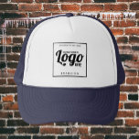 Blue Custom Logo Hat Truckerkappe<br><div class="desc">Gerne können Sie dieses Logo für Ihre Geschäftsmitarbeiter und Mitarbeiter oder für Werbe- und Marketing-Zwecke personalisieren und anpassen. Es stehen Bearbeitungsoptionen zur Verfügung.</div>