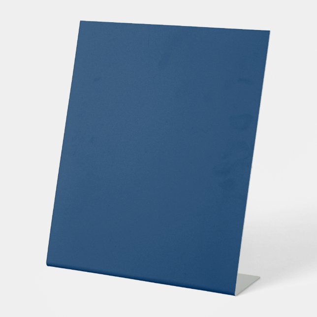 Blue Custom Pedestsign - Bulk Orders Sockelschild (Vorderseite)