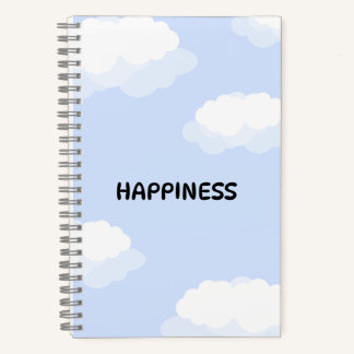 Blue cute notebook notizbuch