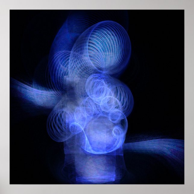 Blue Cyclone Poster (Vorne)