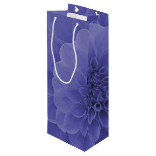 Blue Dahlia Geschenktüte Für Weinflaschen