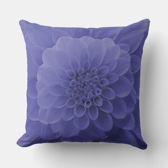 Blue Dahlia Kissen (Vorderseite)