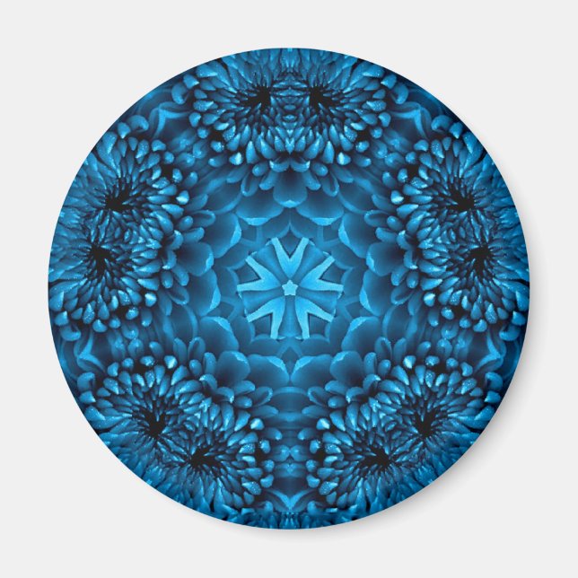 BLUE DAHLIA MAGNET (Vorne)