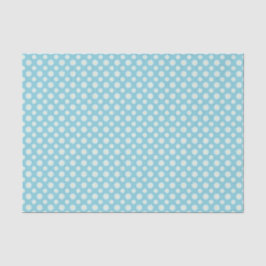 Blue Daisies Floral Pattern Seidenpapier