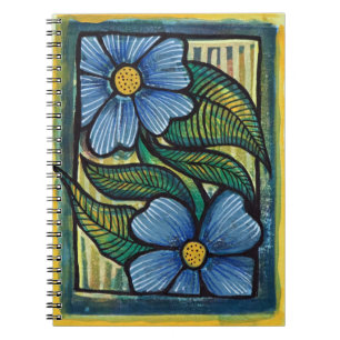 Blue Daisies Notizblock