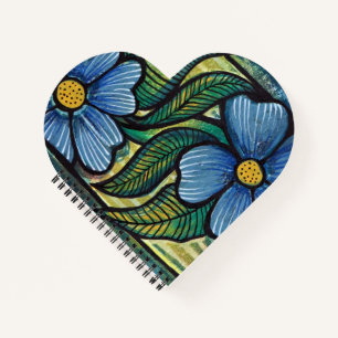 Blue Daisies Notizbuch