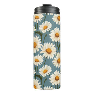 Blue Daisies Thermosbecher