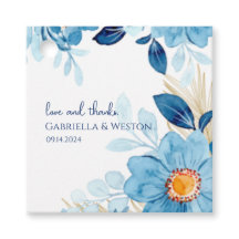 Blue Daisy Blume Geschenkmarke