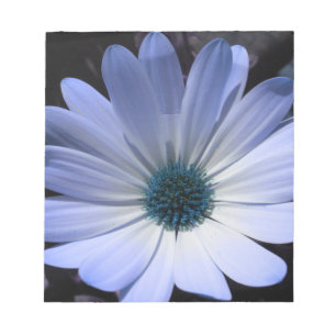 Blue Daisy Blume Notepad Notizblock