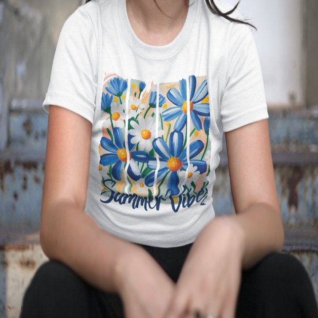 Blue Daisy T-Shirt (Blue Daisy T-Shirt)