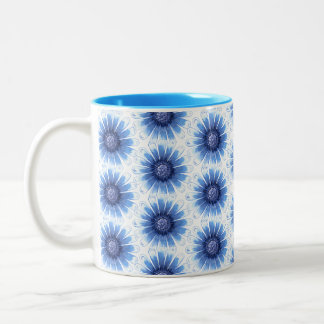 Blue Daisy Tasse