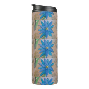 Blue Daisy Thermosbecher