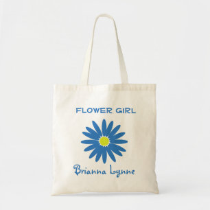 Blue Daisy Tragetasche