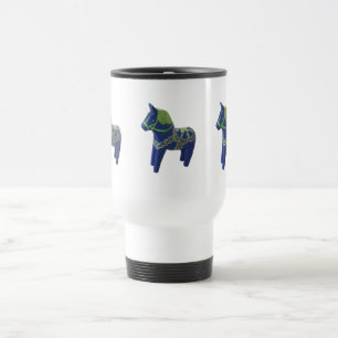 Blue Dala Horse Tasse