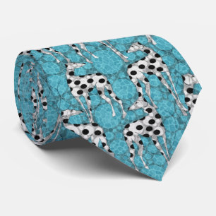 Blue Dalmatiner Neck Tie (Minimal Design auf Zazzl Krawatte