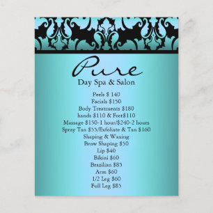 Blue Damask Flyer