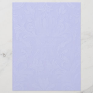 Blue Damask Letterhead Briefbogen
