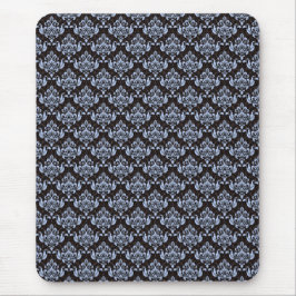 Blue Damask Mouse Pad Mousepad